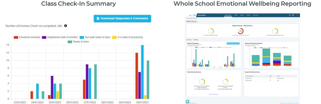 Class Check In Summary and Whole School Wellbeing Reporting
