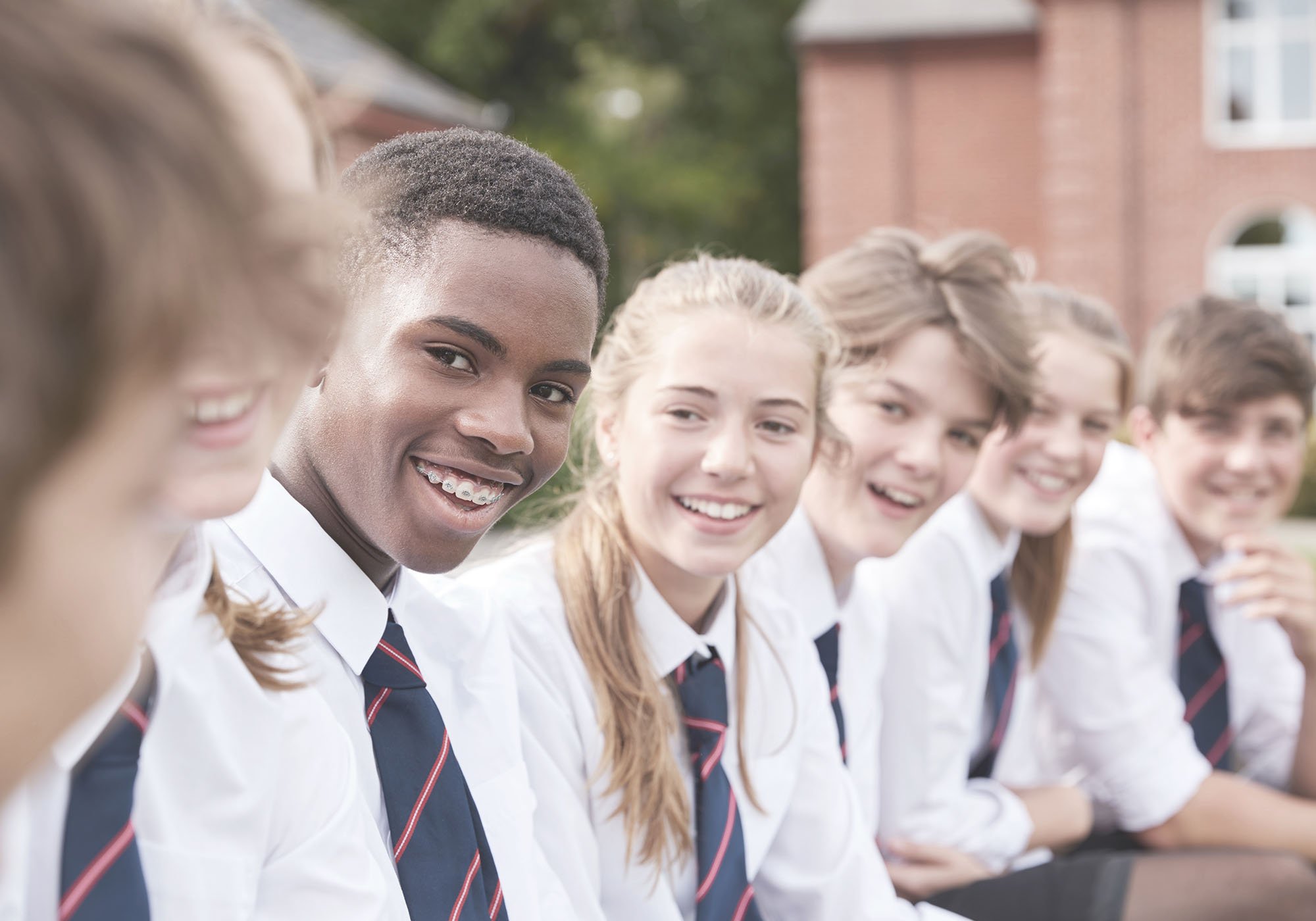Group of students outside
